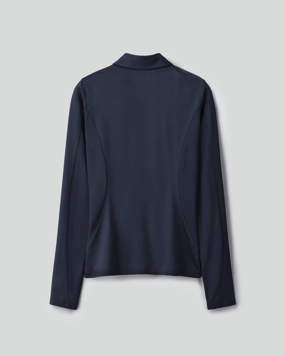 Shirred Technical Long Sleeve Top