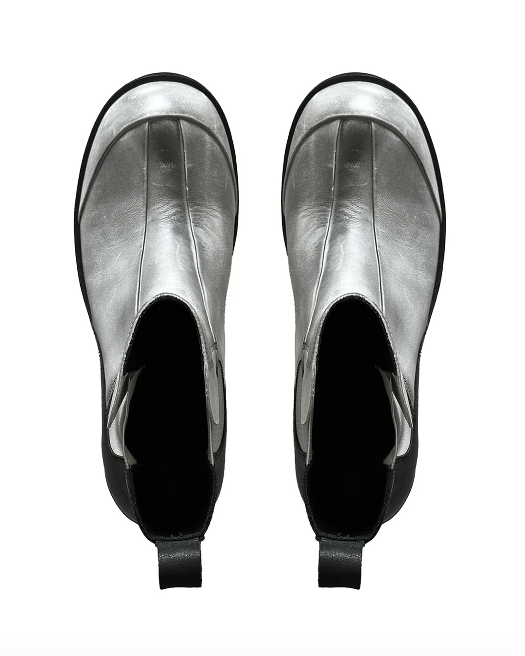 Dig Lug Boots"Black / White Rub"