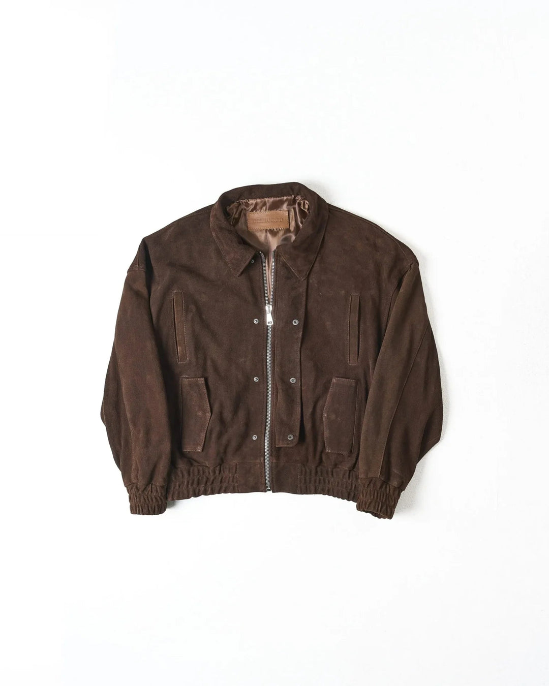 RAAS Brown Luxury Suede Bomber