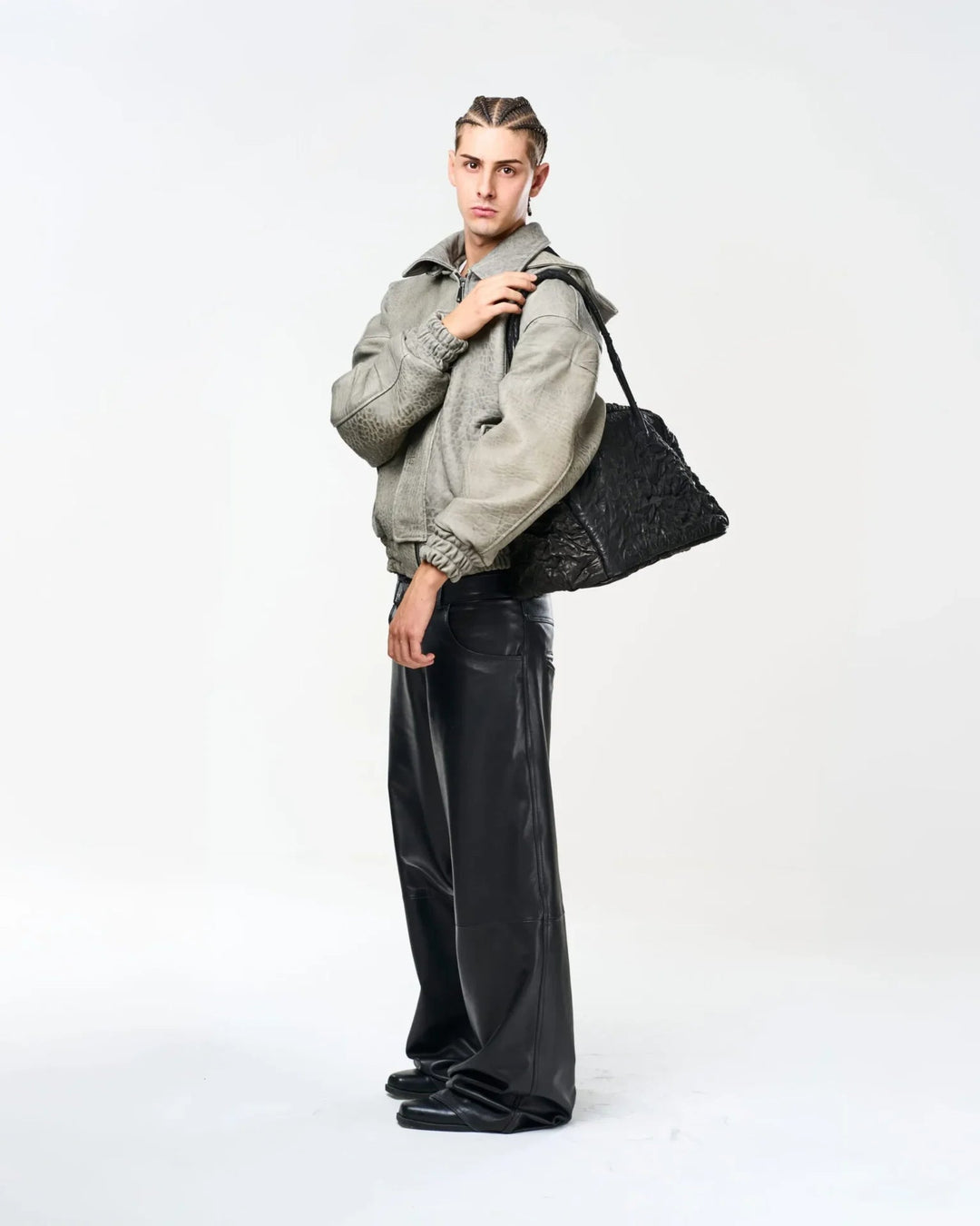 Ruga Black Leather Bag