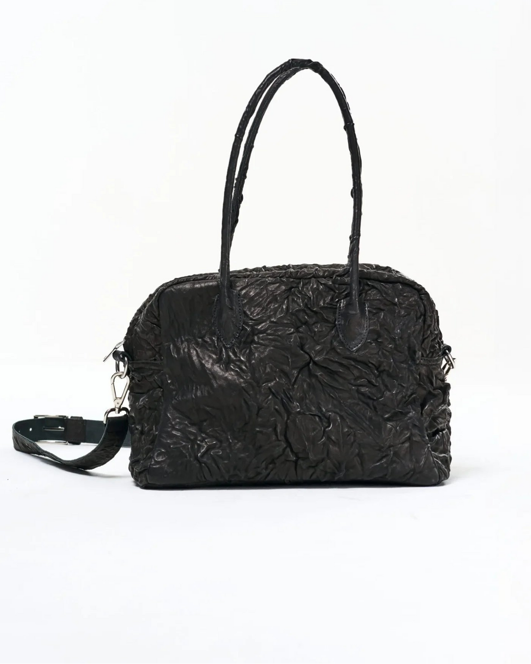 Ruga Black Leather Bag