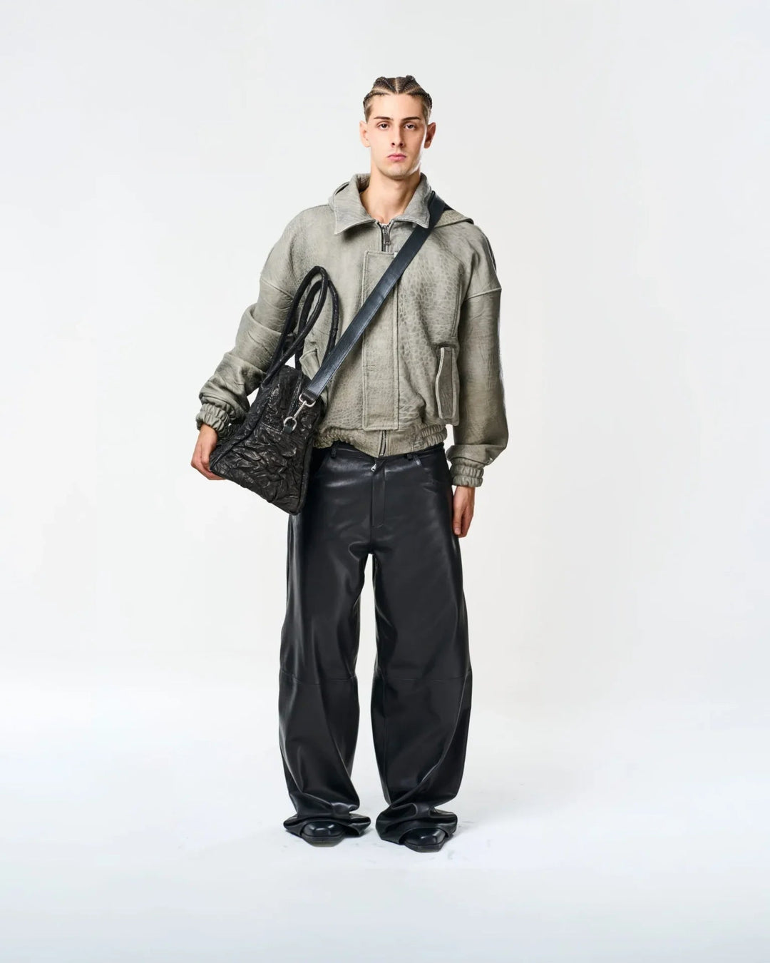 Ruga Black Leather Bag