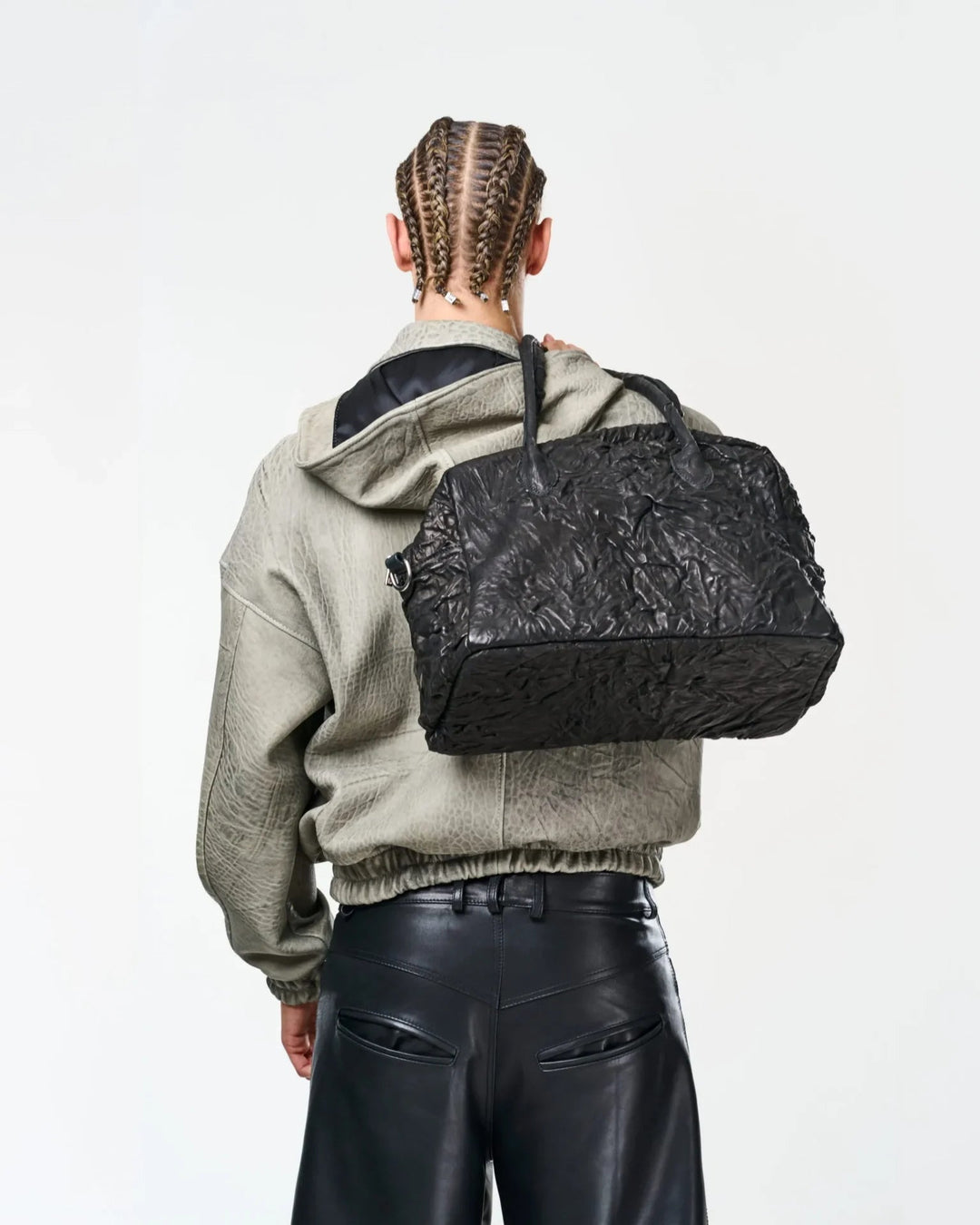 Ruga Black Leather Bag