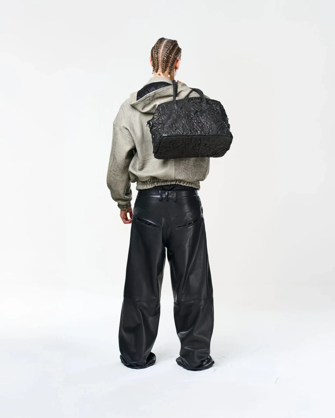 Ruga Black Leather Bag