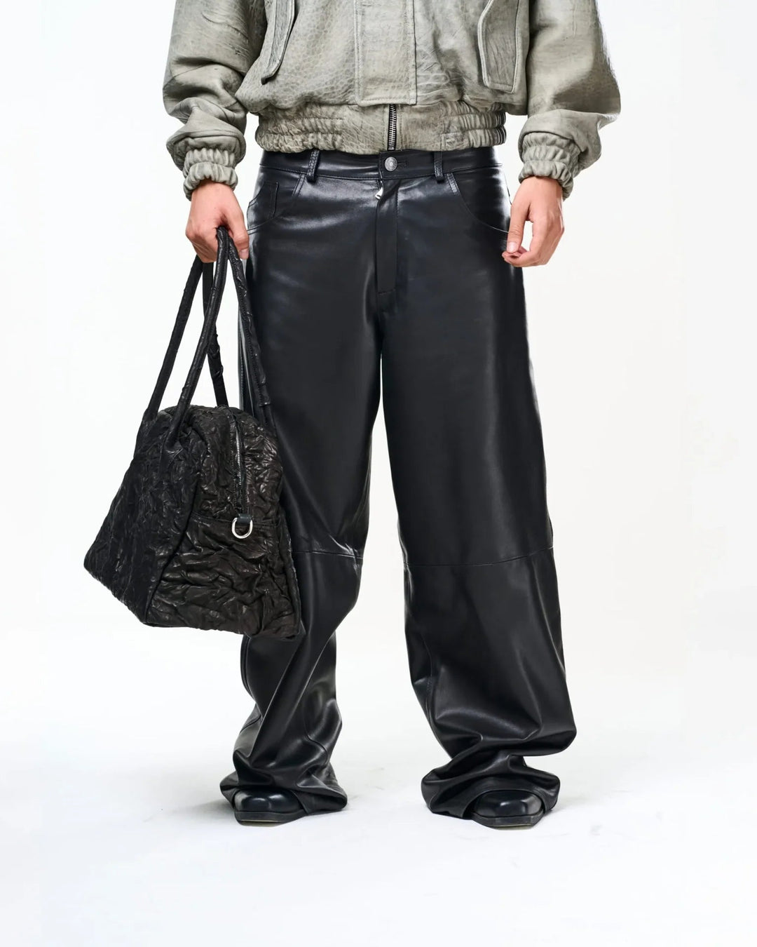 Ruga Black Leather Bag