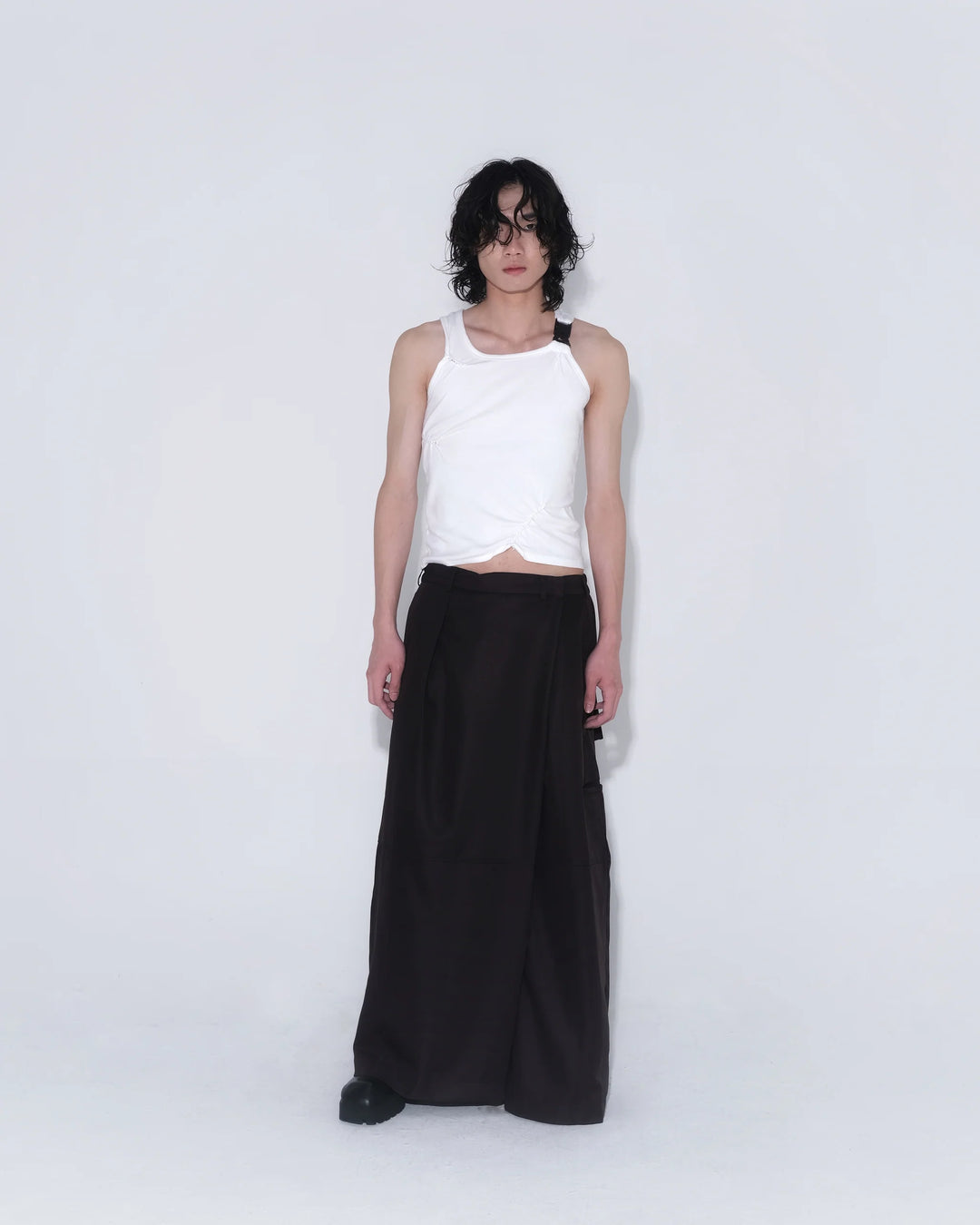 Dudu Overwrap Pants - Brown