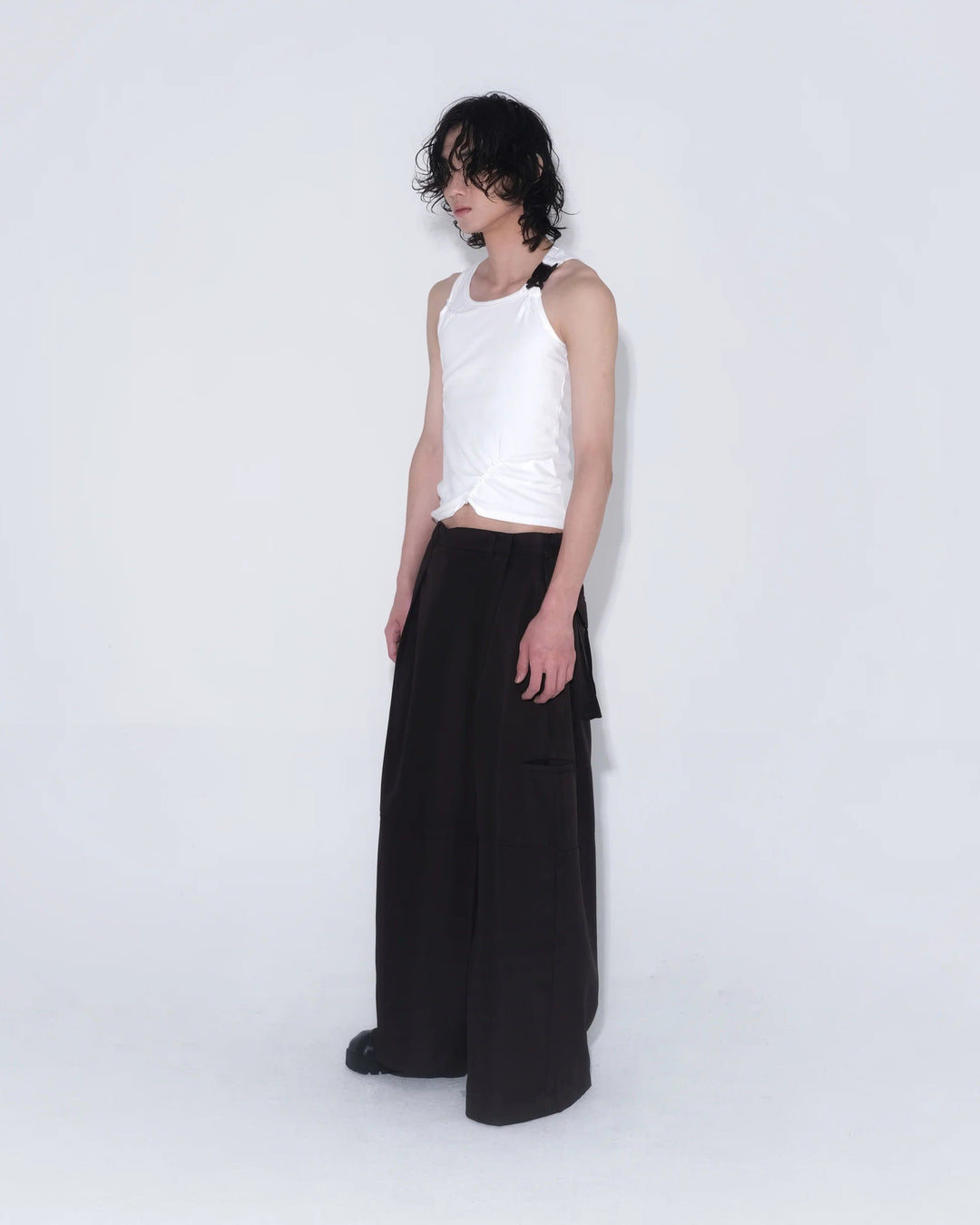 Dudu Overwrap Pants - Brown