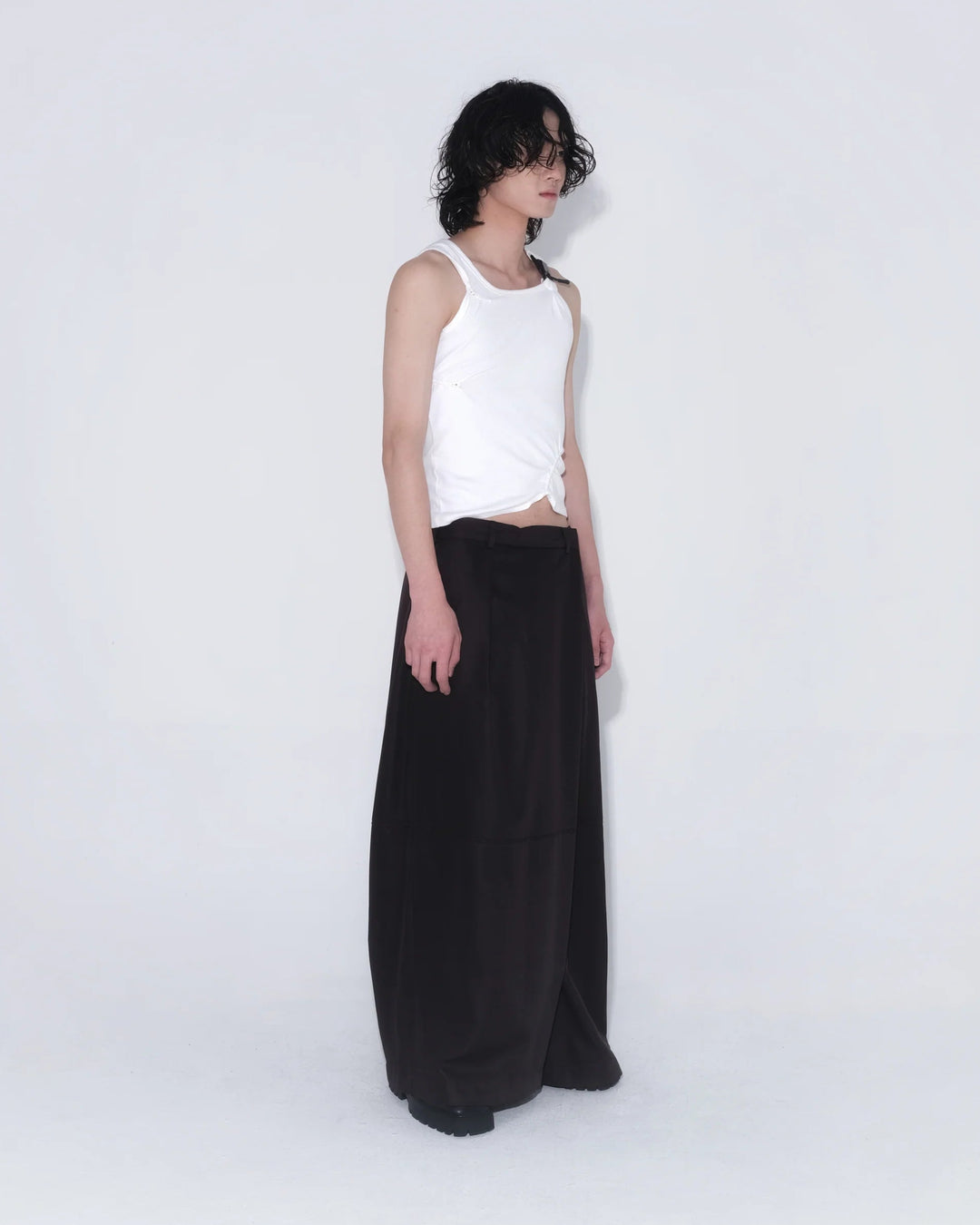 Dudu Overwrap Pants - Brown