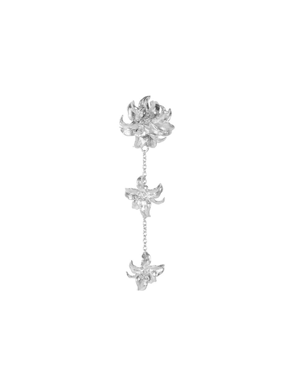 Double Petal Lily Ear Chain (Detachable)