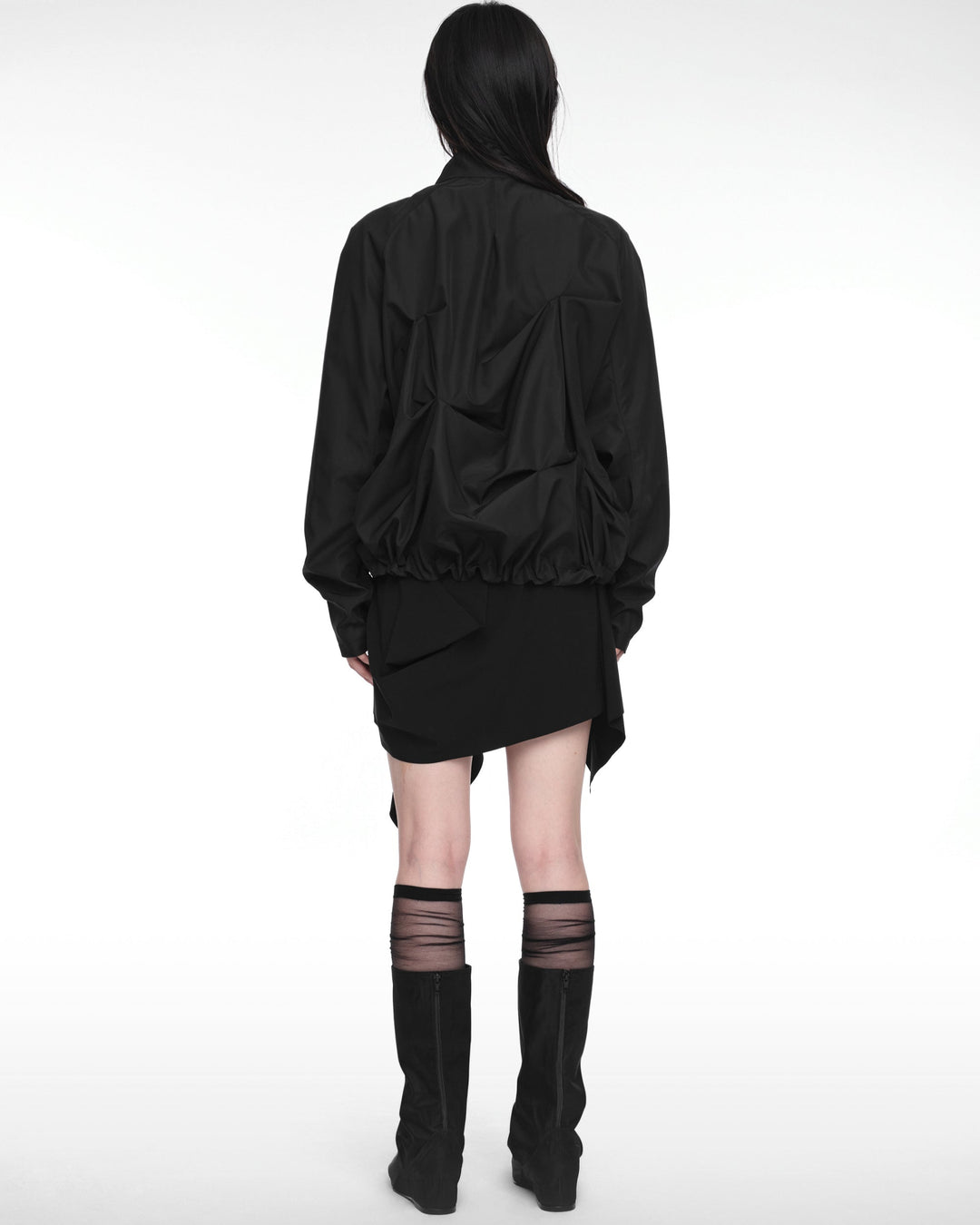 FLOW DRAPING SHORTS BLACK