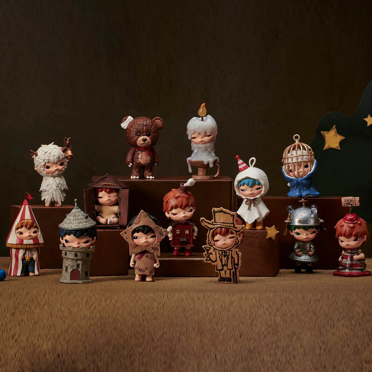 POPMART 7点セット Hirono Morry DIMOO Hirono Shelter Series Figures