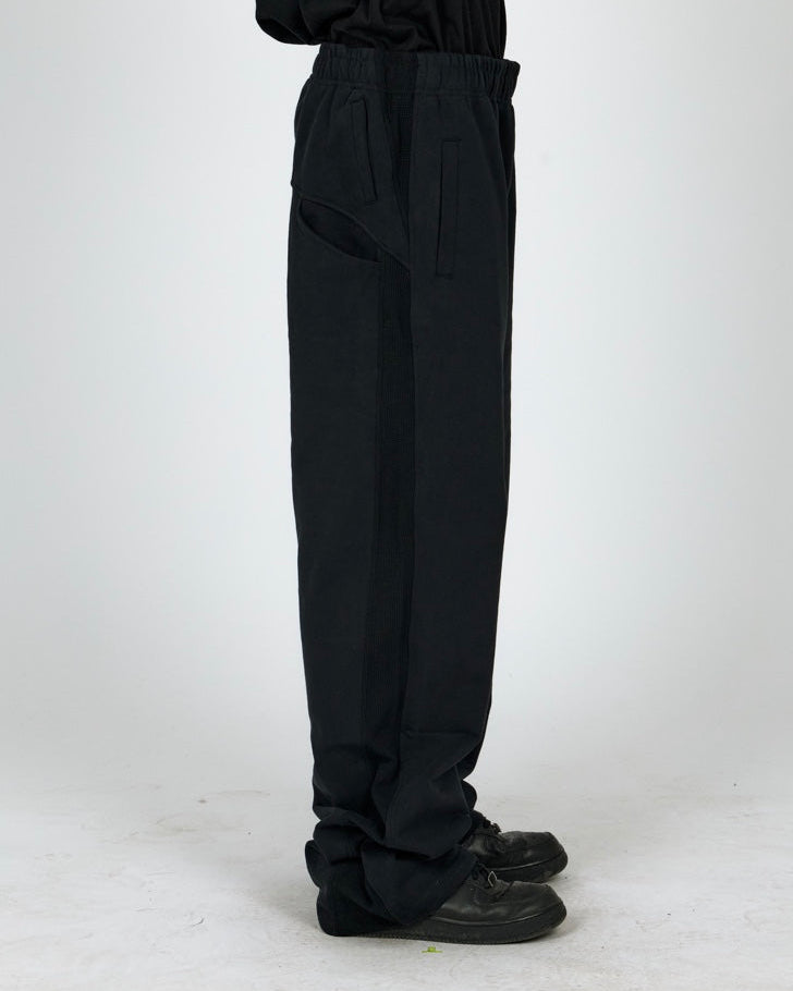 Contrast Sweatpants (Black)
