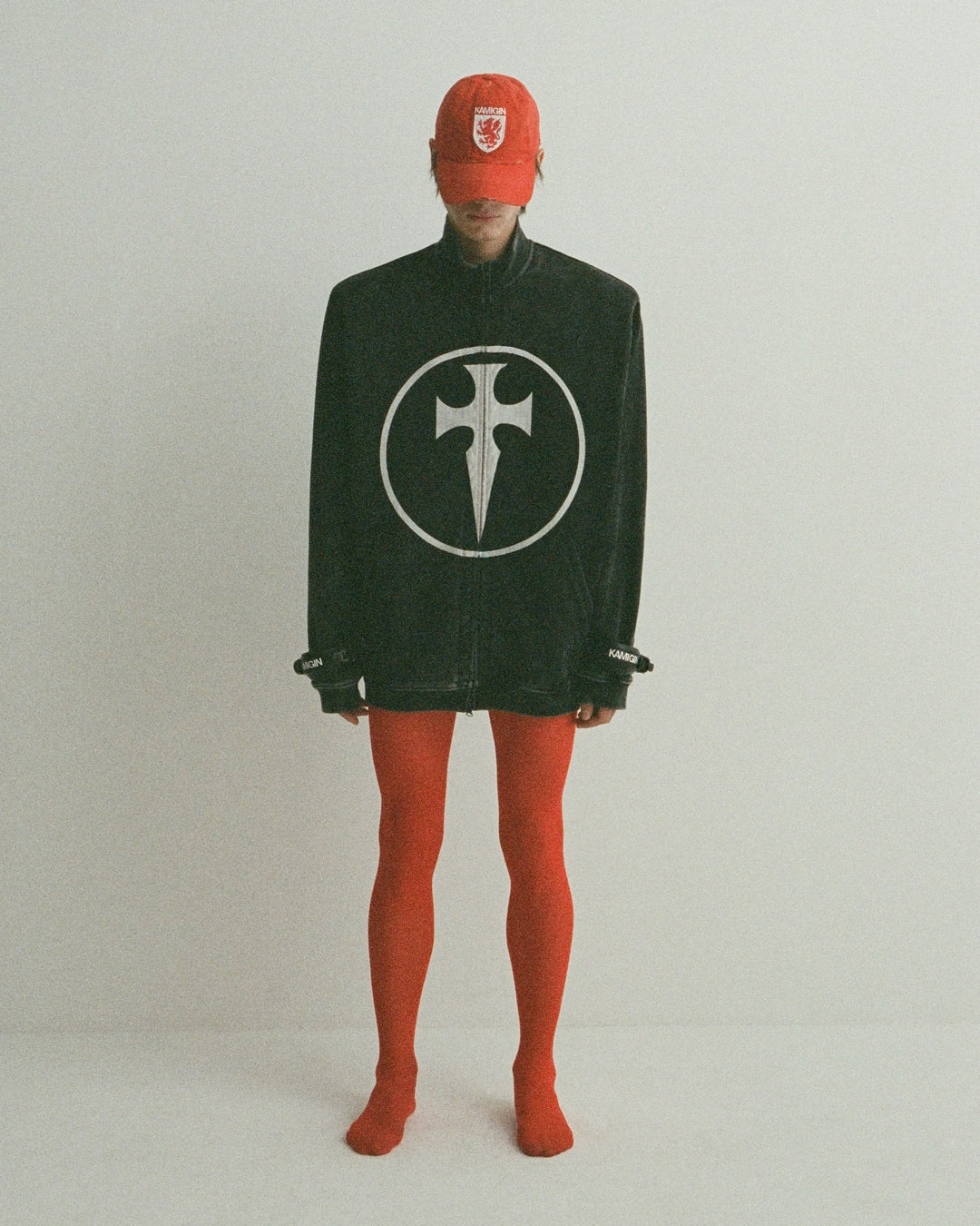 Oversized Washed Jersey Jacket