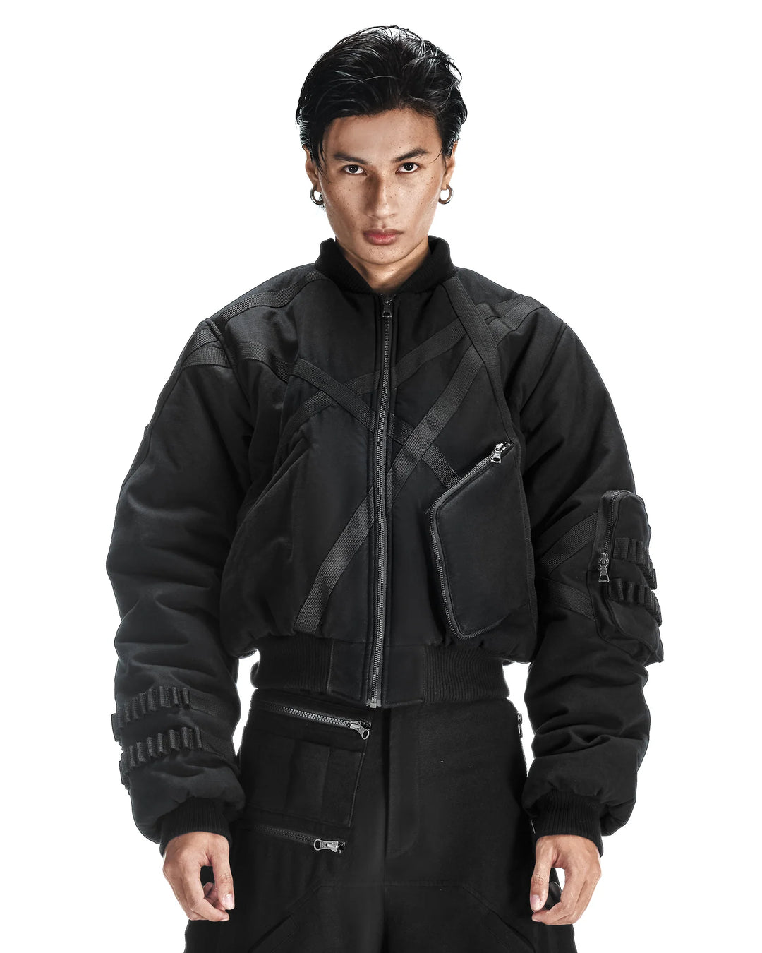 LOCK BOMBER JACKET (Black)