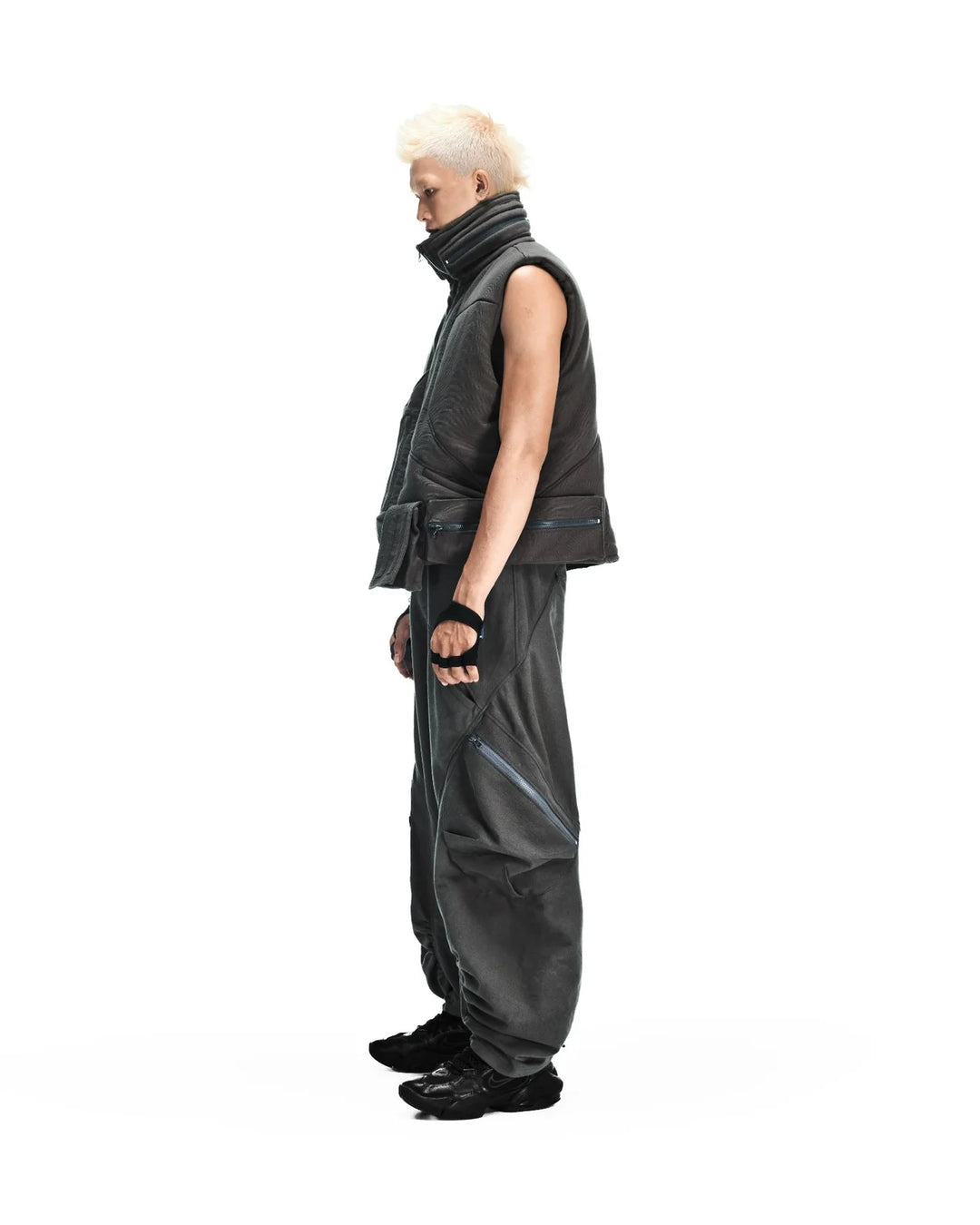 UTX-04 PUFFER VEST (Moss-Gray)