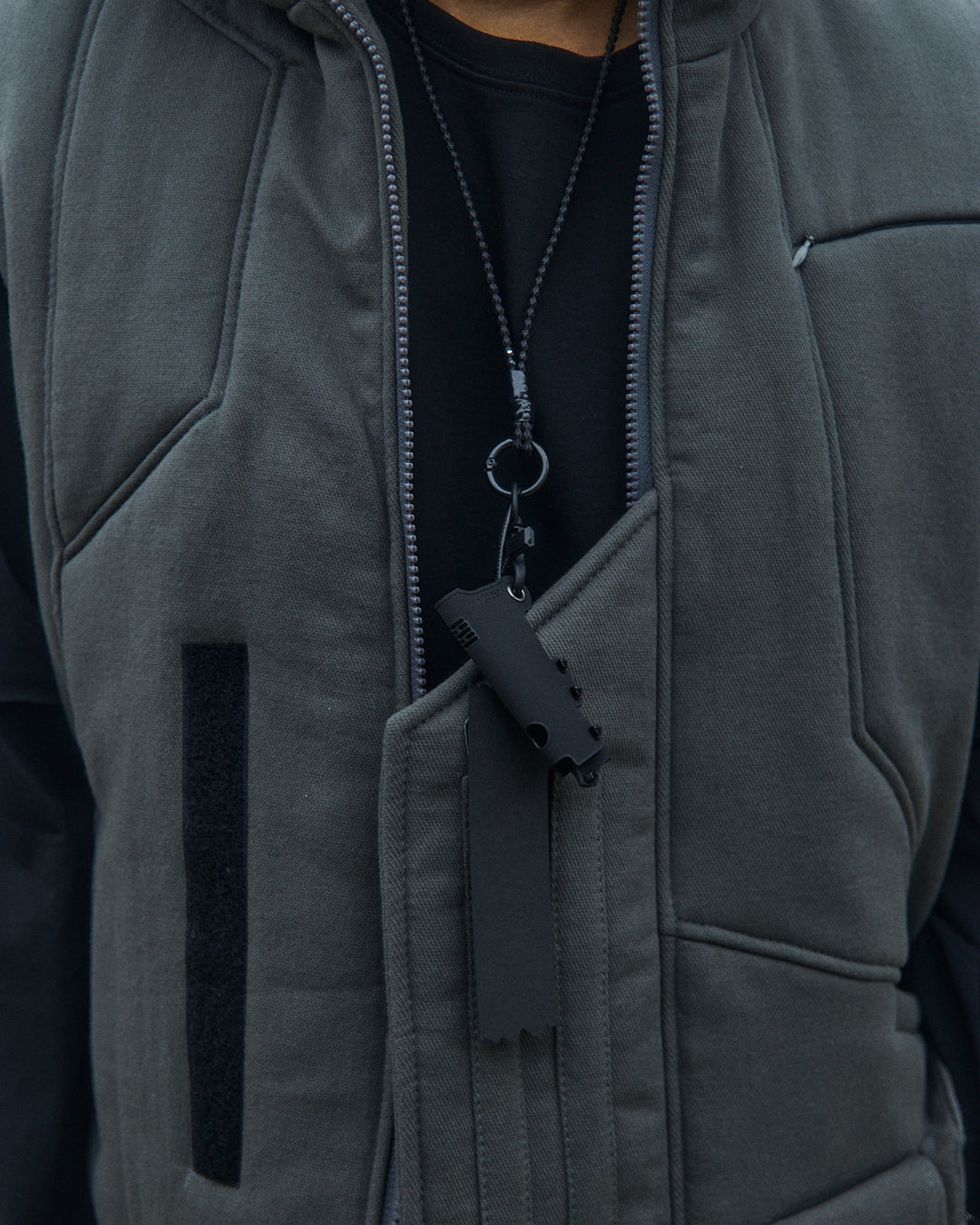 UTX-04 PUFFER VEST (Moss-Gray)