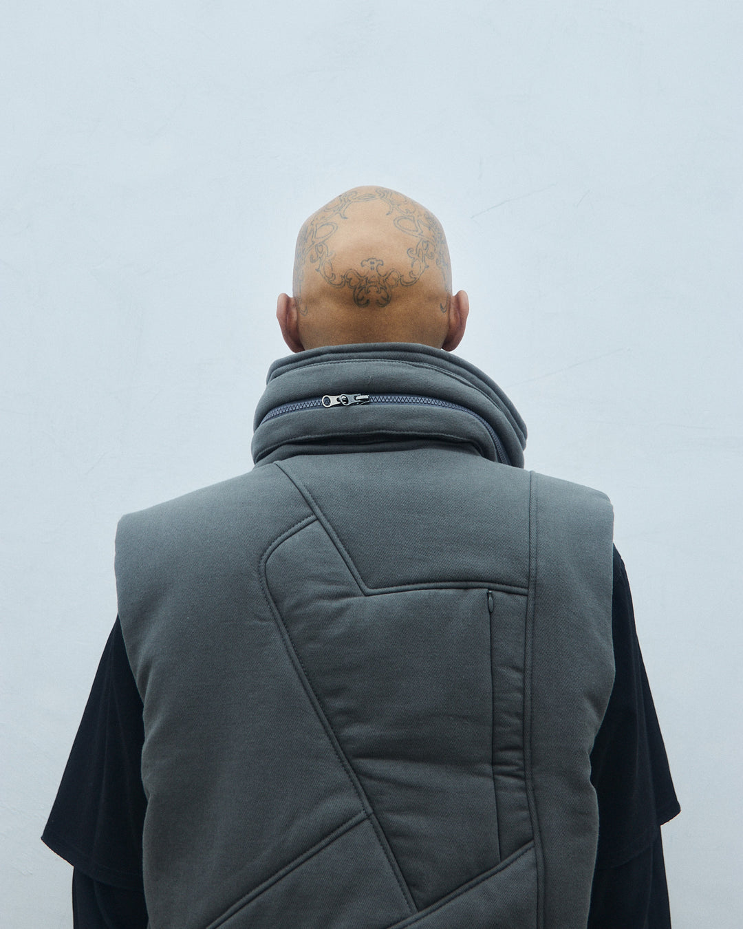 UTX-04 PUFFER VEST (Moss-Gray)