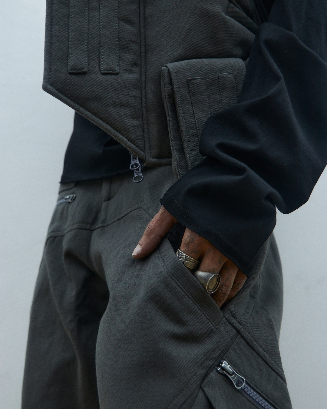 X-FIELD WORK PANTS (Moss-gray)
