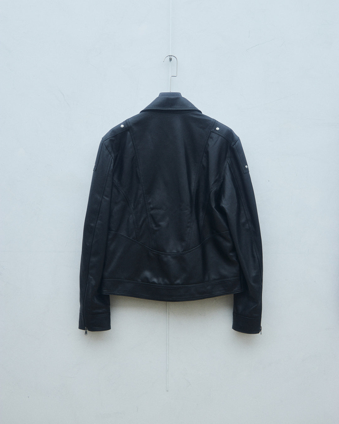 Multizip Leather Jacket Man – Black