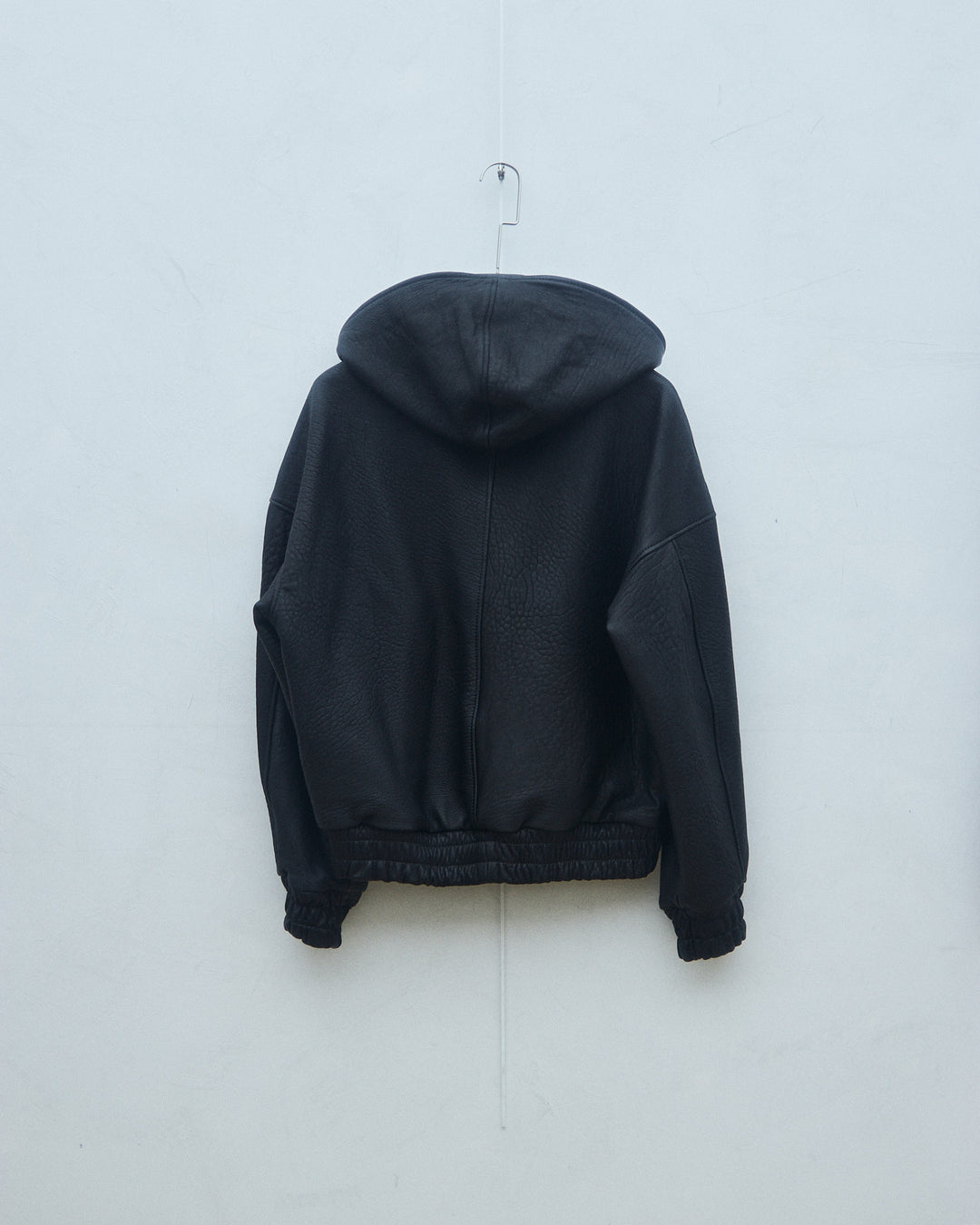 RAAS Black Leather Bomber