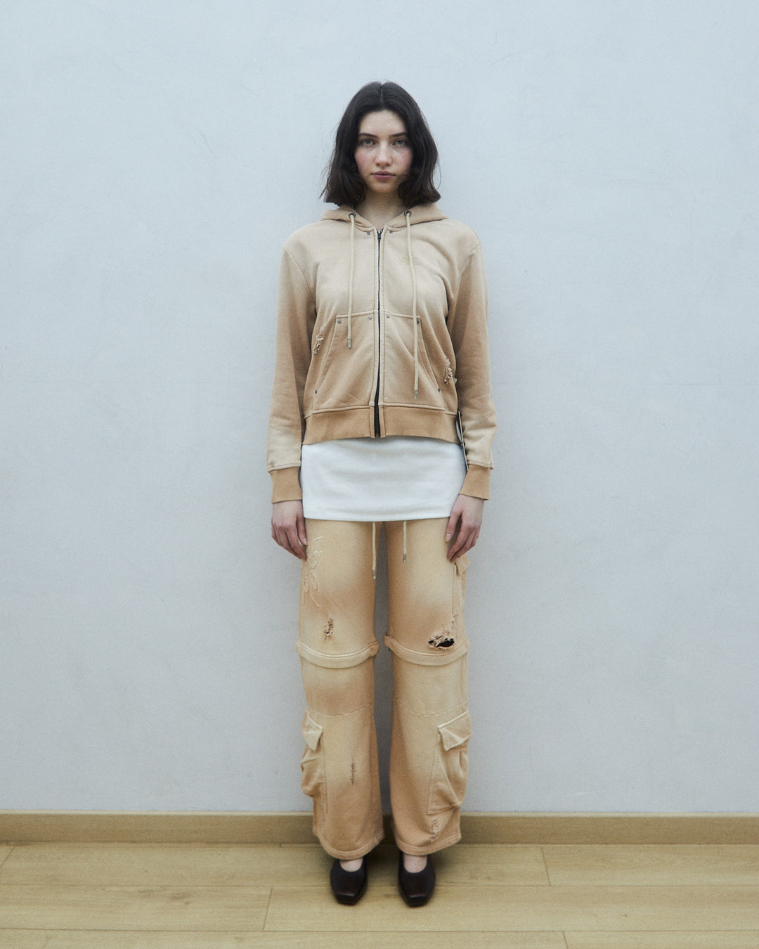 Low waist convertible sweatpants