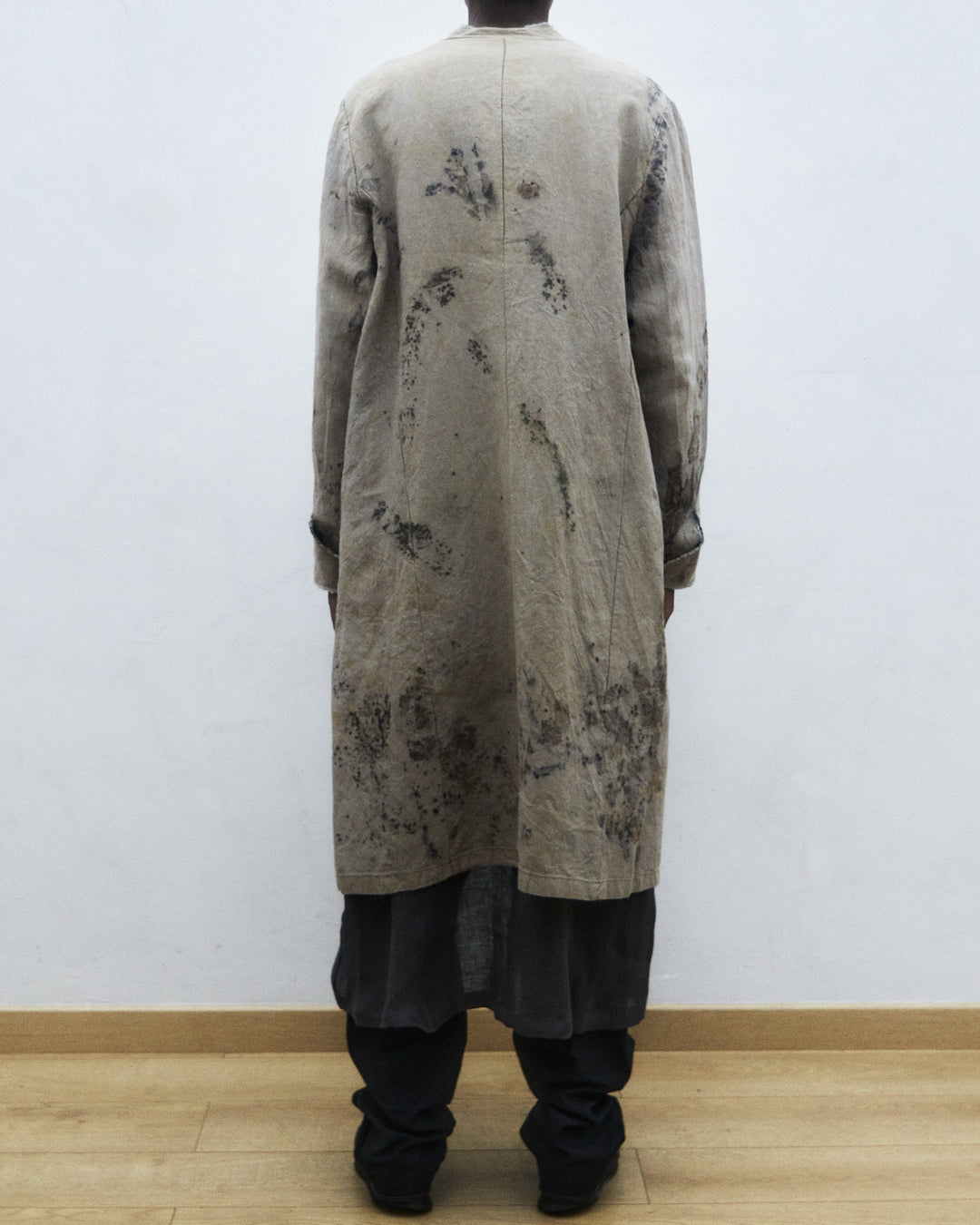 25SS SINGLE BREASTED ECO HEMP COAT