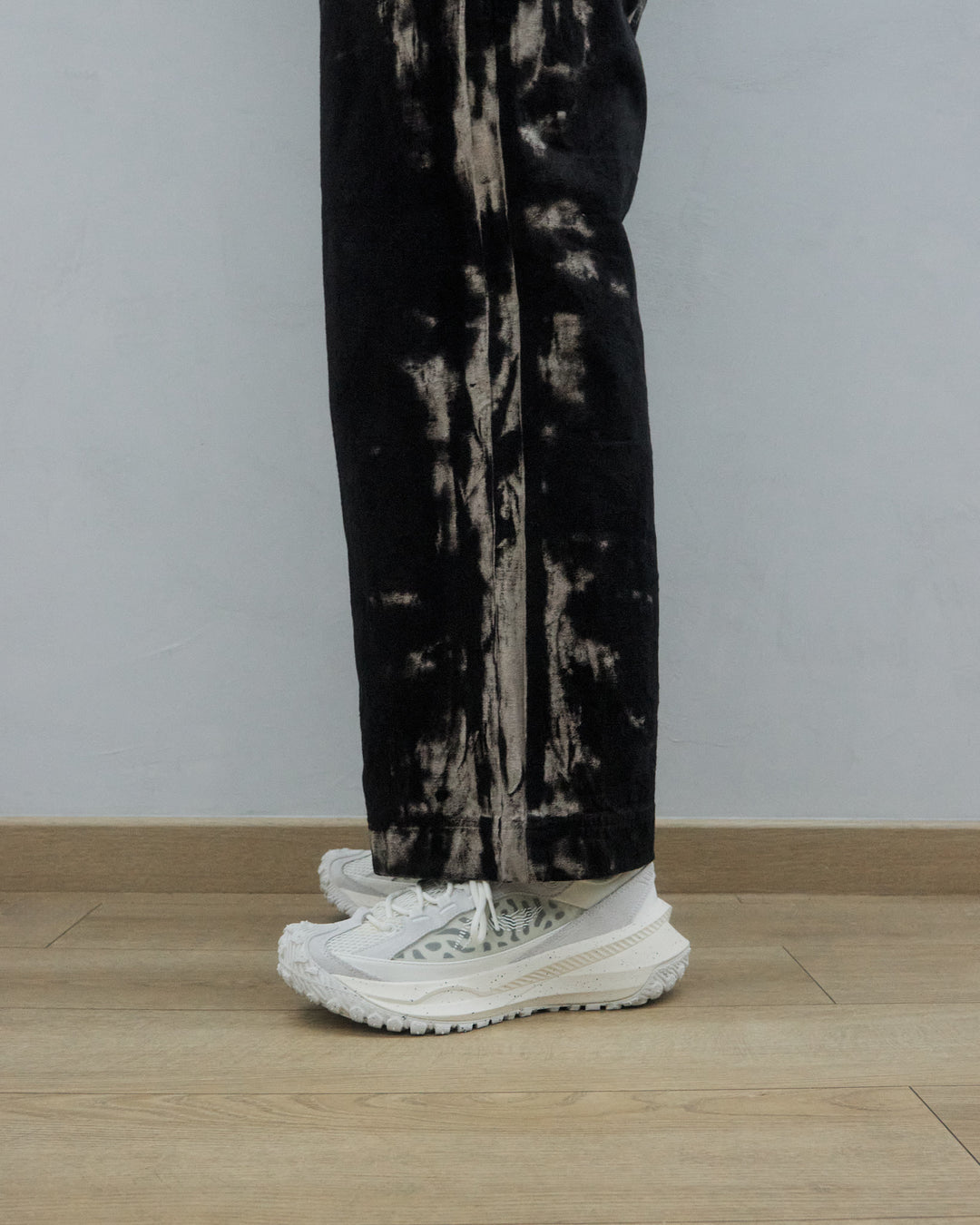 Hand Paint Wide  Fit Trousers