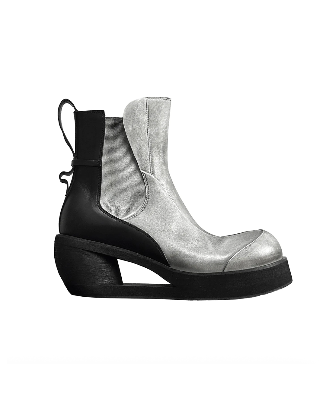 Dig Lug Boots"Black / White Rub"