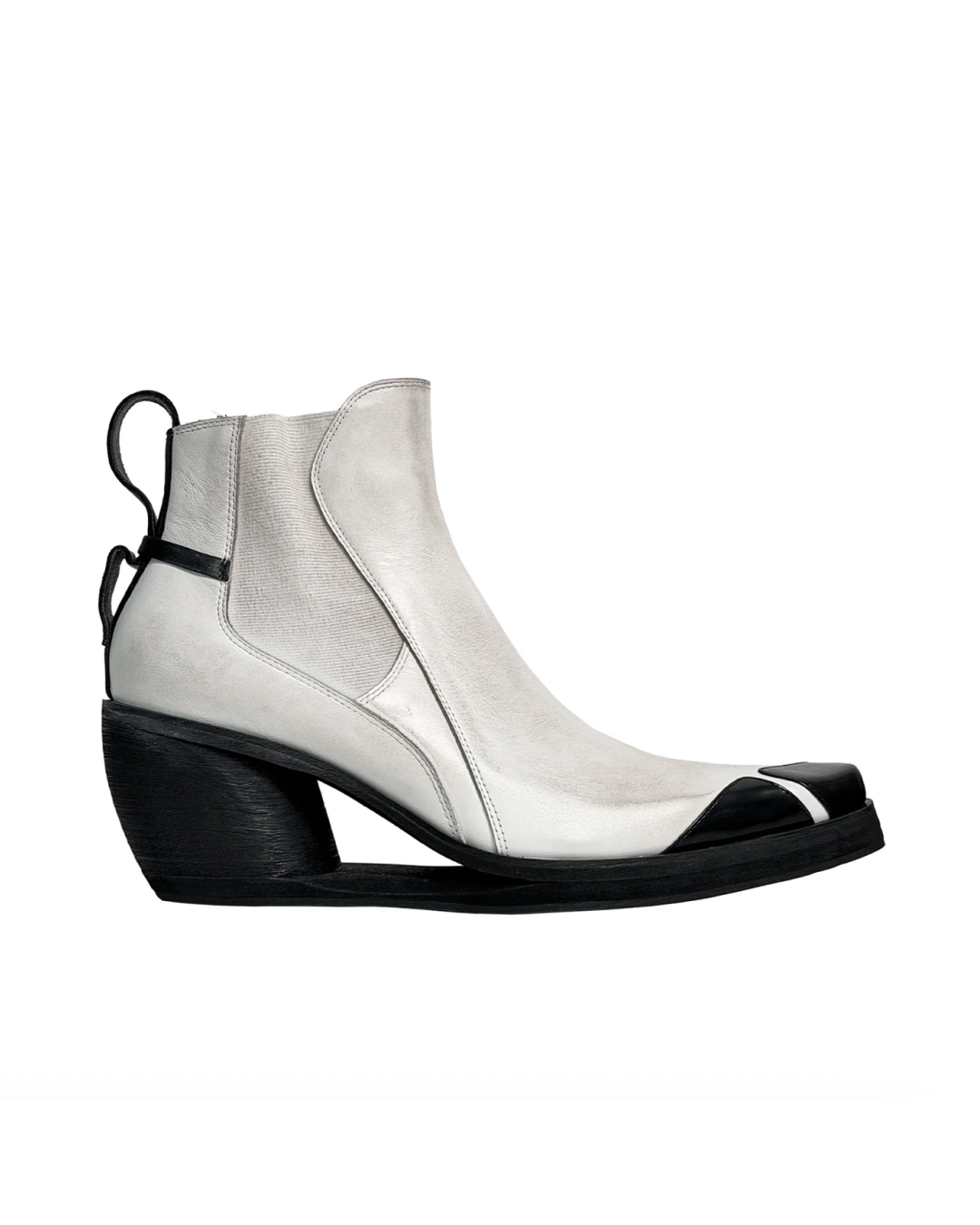 Dig Chelsea Boots "Black / White Rub"
