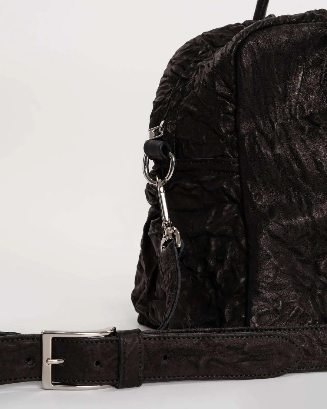 Ruga Black Leather Bag