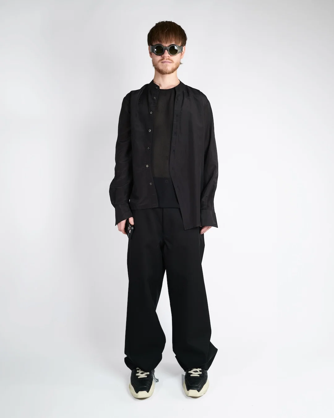 ASYMMETRIC BUTTON-UP SHIRT