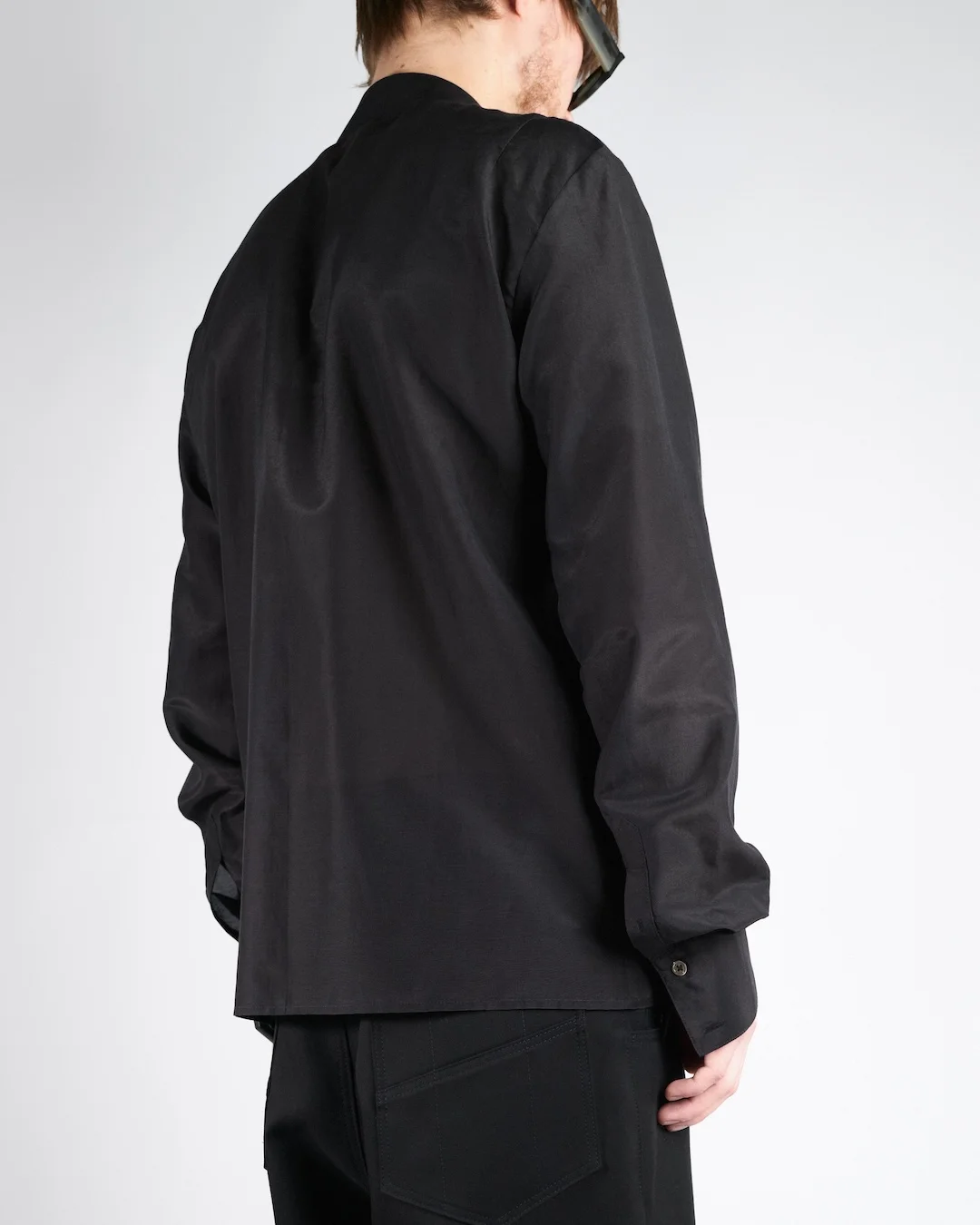 ASYMMETRIC BUTTON-UP SHIRT