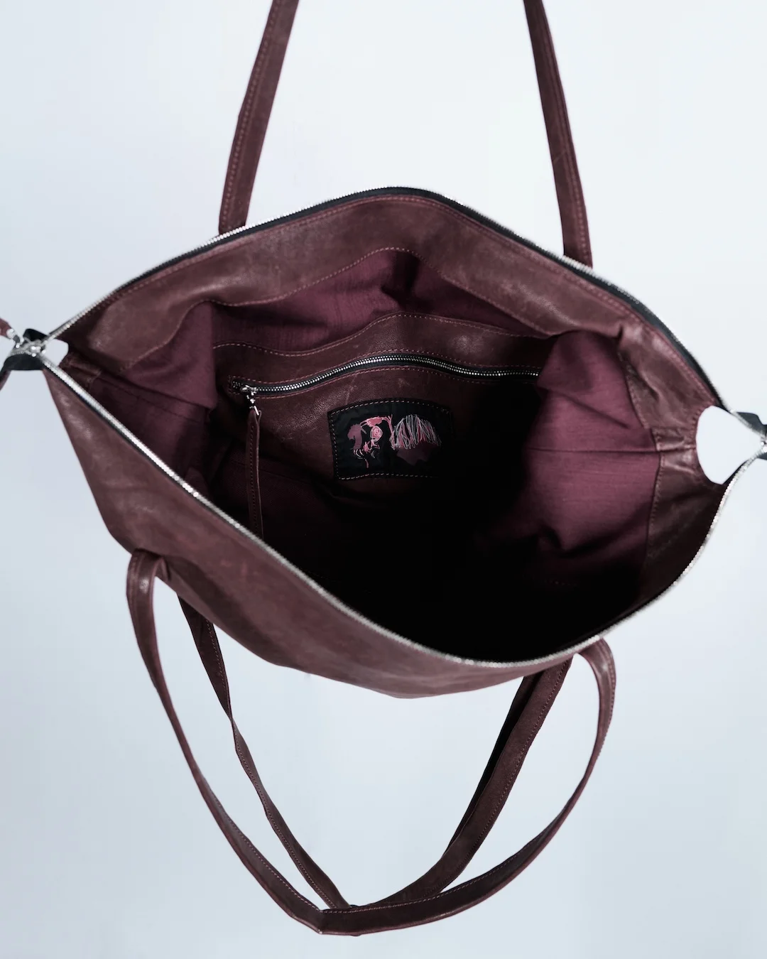 BORDEAUX BORIS LEATHER BAG