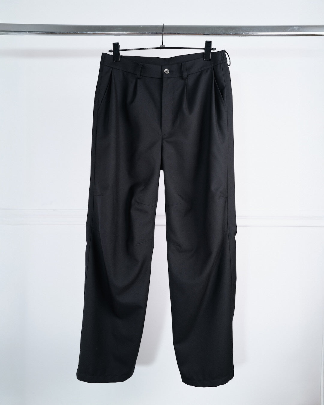 ARTICULATED WOOL TROUSERS