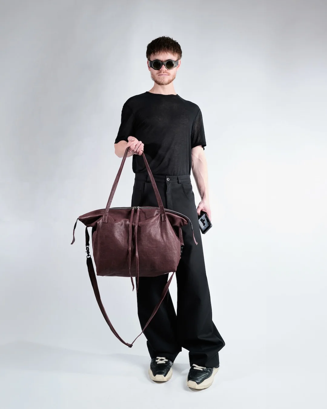 BORDEAUX BORIS LEATHER BAG