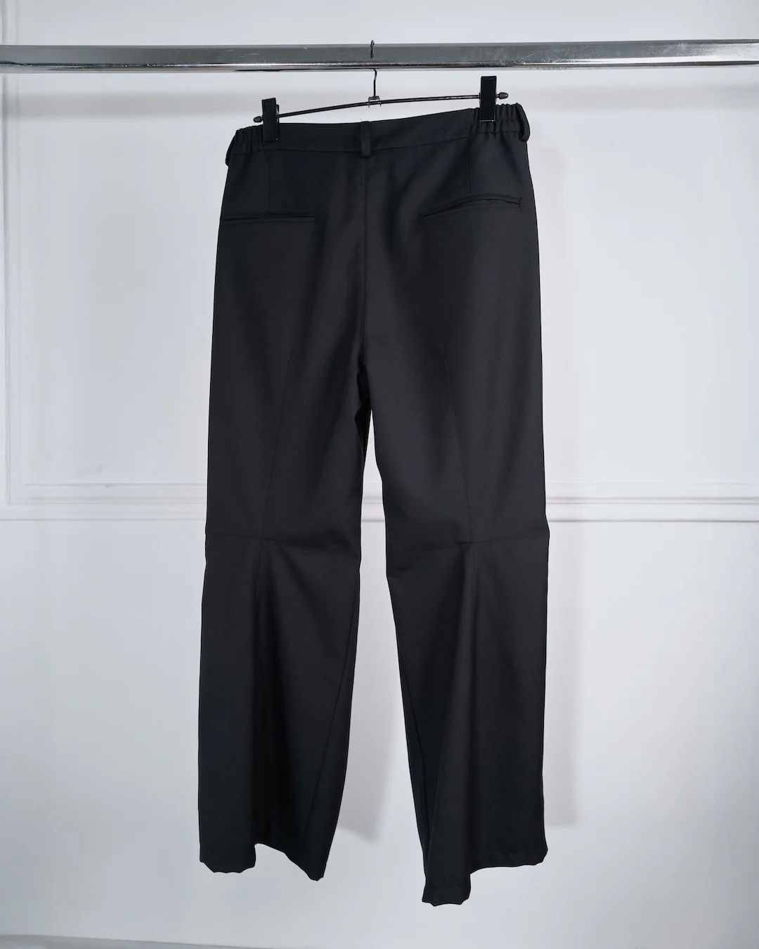 ARTICULATED WOOL TROUSERS