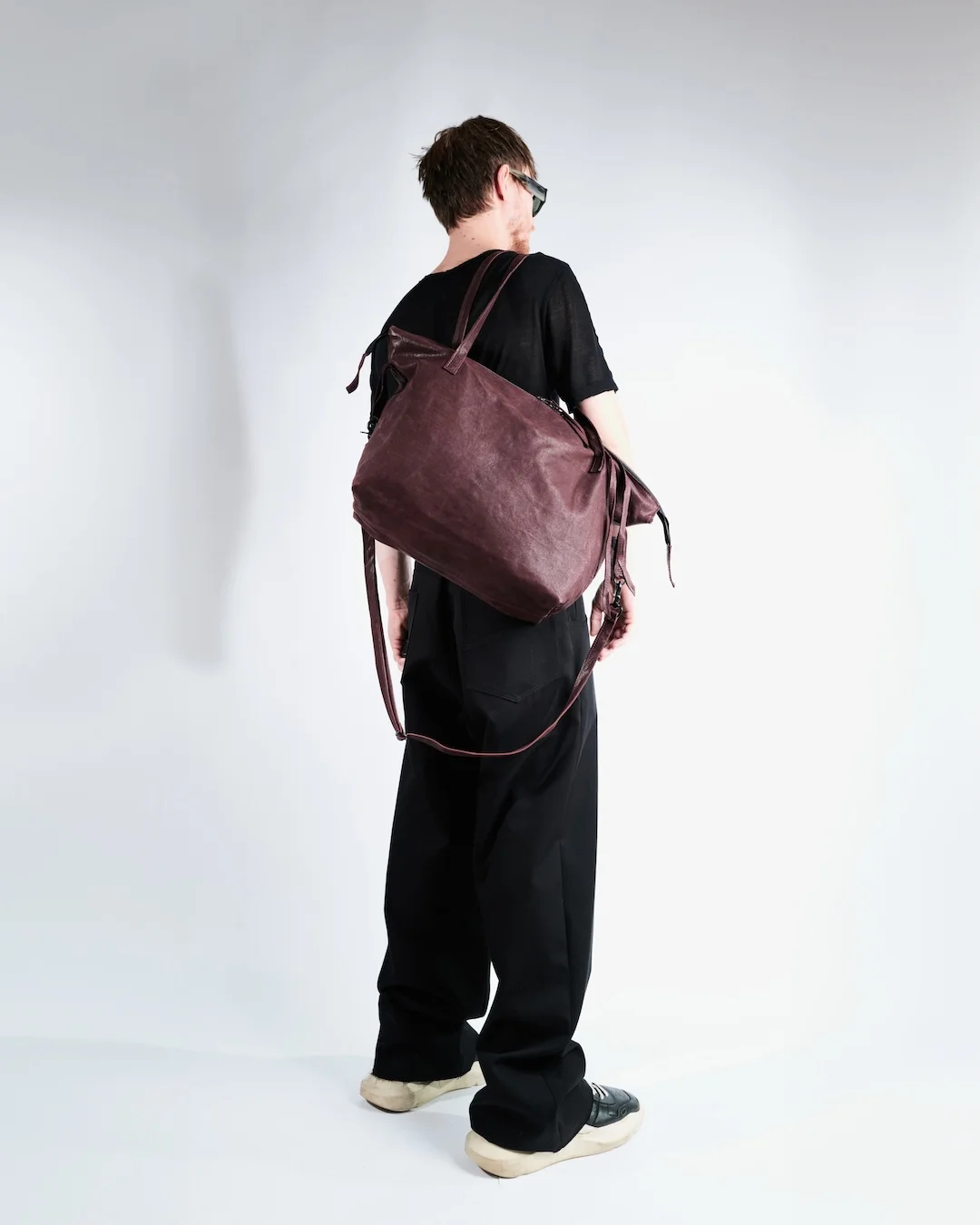 BORDEAUX BORIS LEATHER BAG