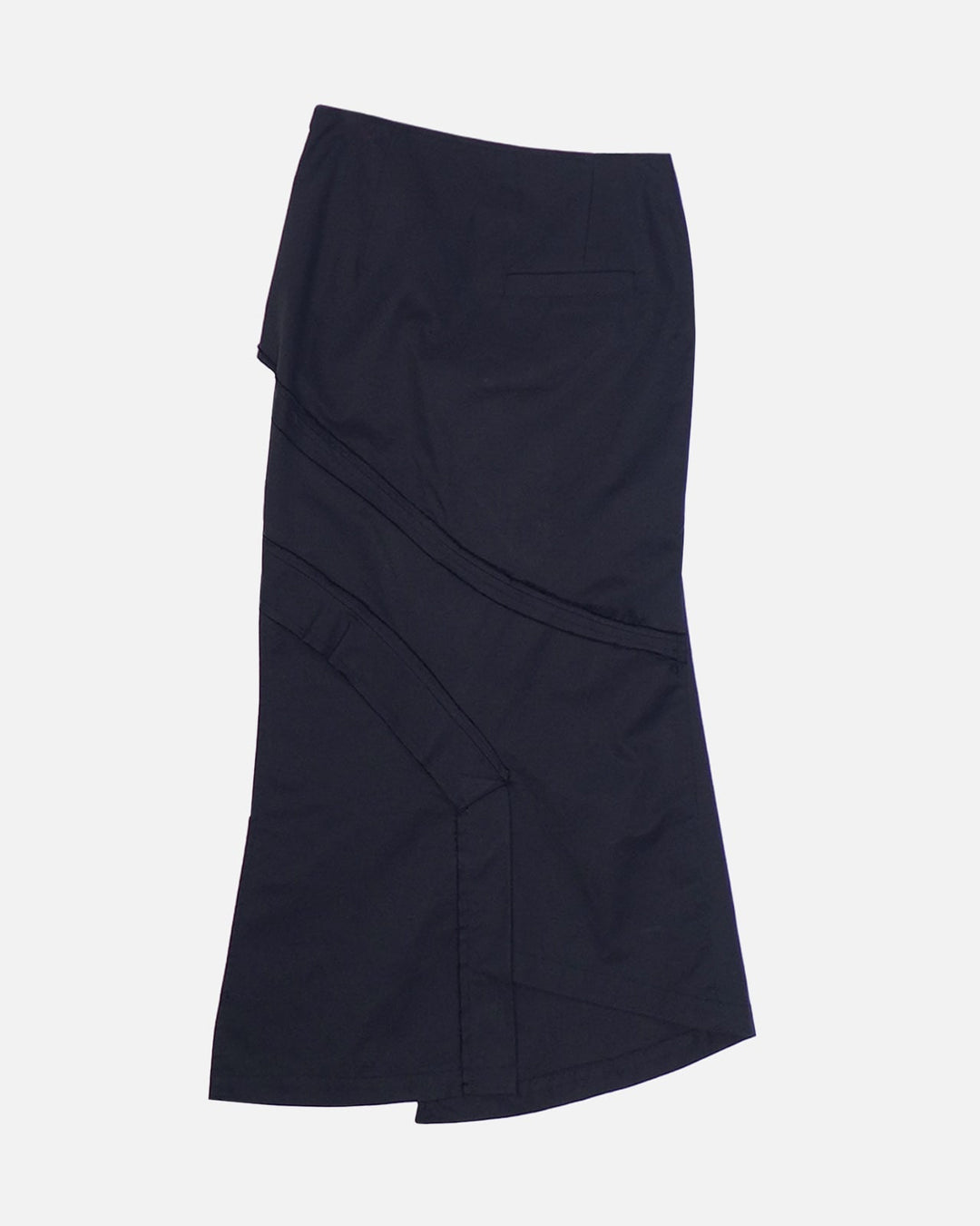 OBLIQUE SLIT LONG SKIRT