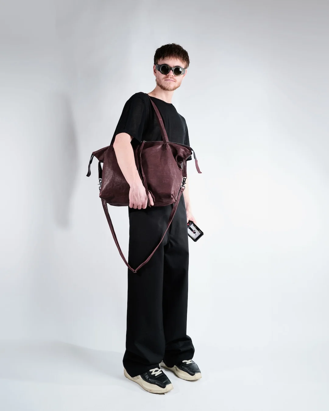 BORDEAUX BORIS LEATHER BAG