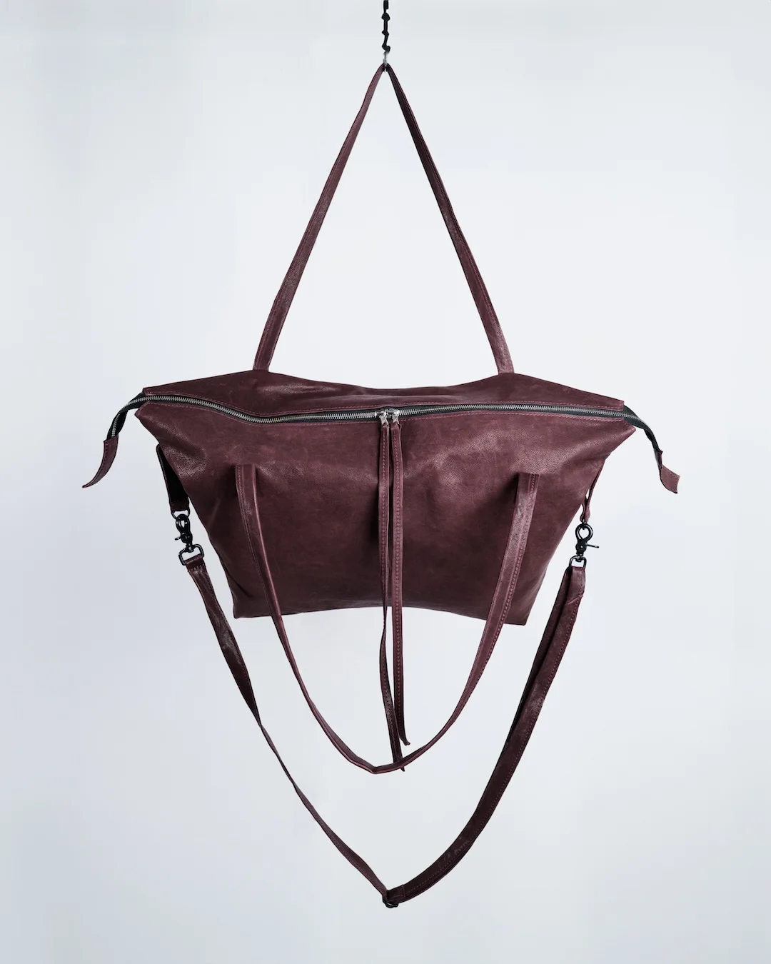 BORDEAUX BORIS LEATHER BAG