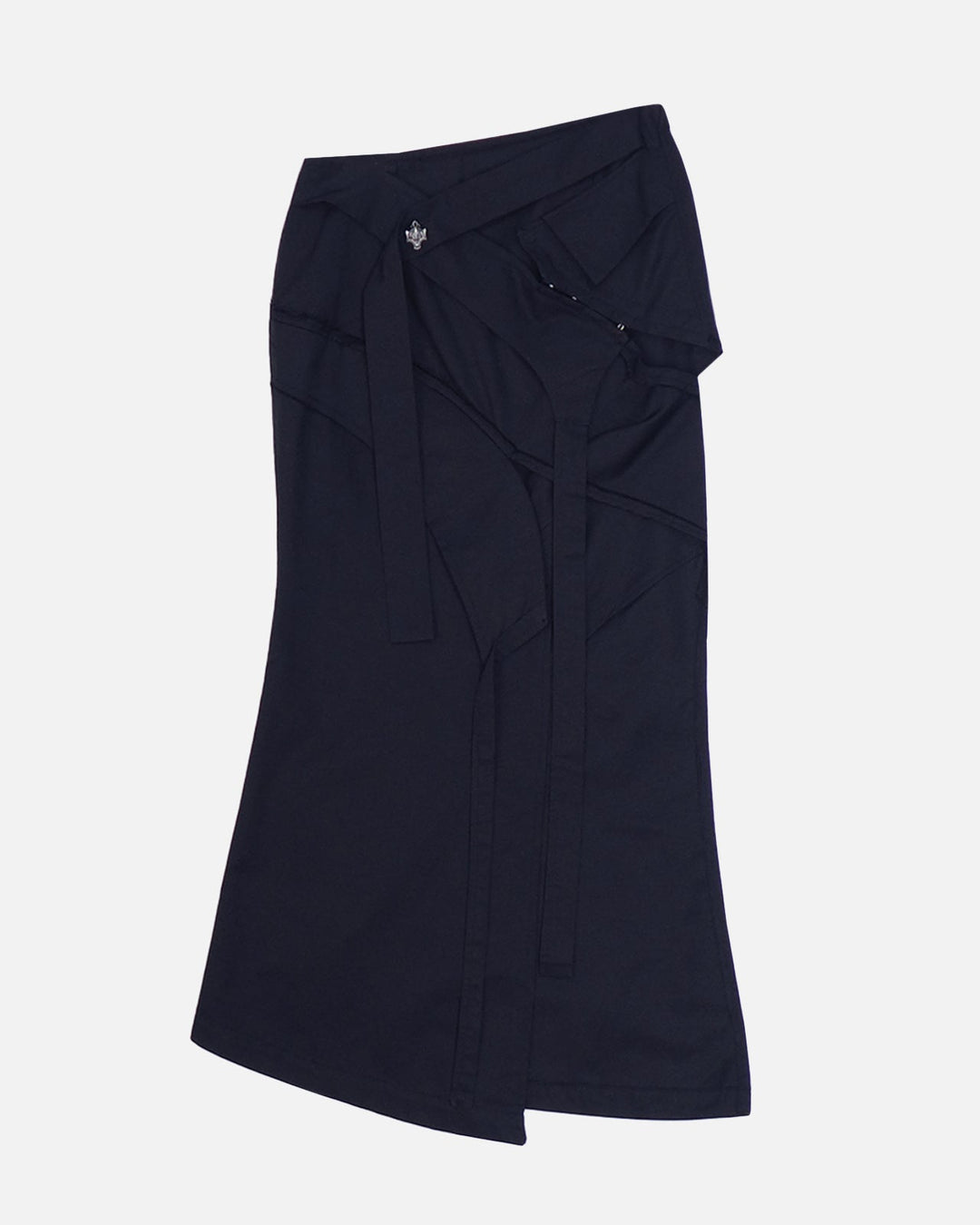 OBLIQUE SLIT LONG SKIRT