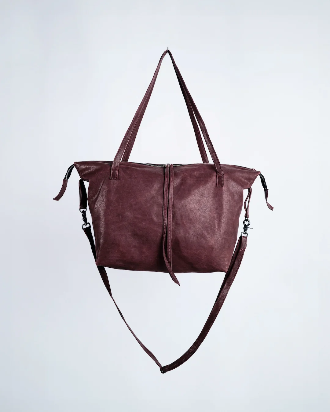 BORDEAUX BORIS LEATHER BAG
